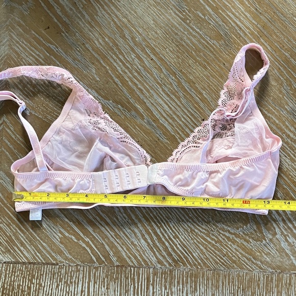 Gianantonio PALADINI Pink Lace Bra USA 36 Italy size 3 - Picture 11 of 11